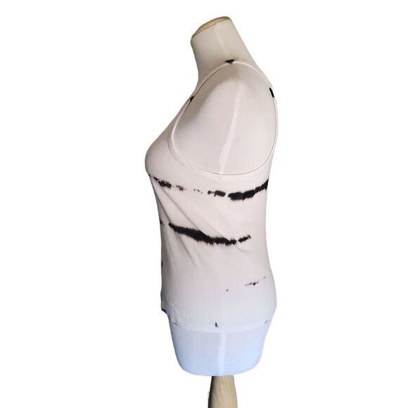 Levi’s tie dye High Neck Tank Top Womens Medium Black and White - Picture 4 of 13